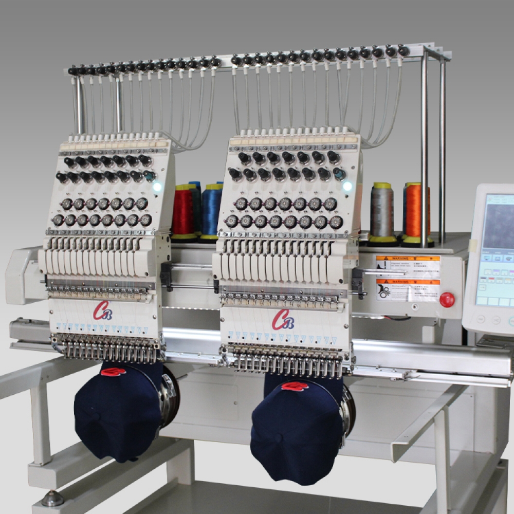 Two head cap embroidery machine （12/15 needles）