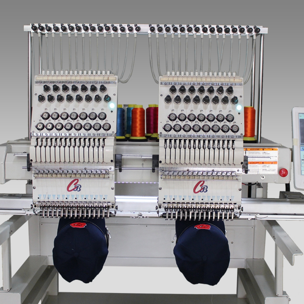 Two head cap embroidery machine （12/15 needles）