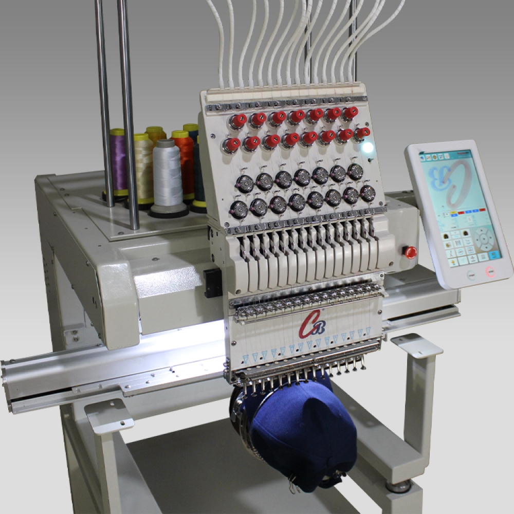 New Single head cap embroidery machine (15needles)