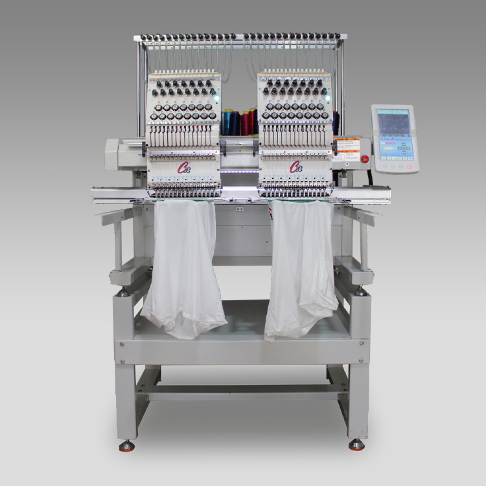 Two head cap embroidery machine （12/15 needles）